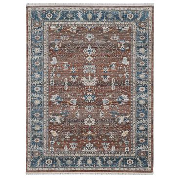 Amer Rugs Arcadia 2" x 3" Red Navy Area Rug, , large