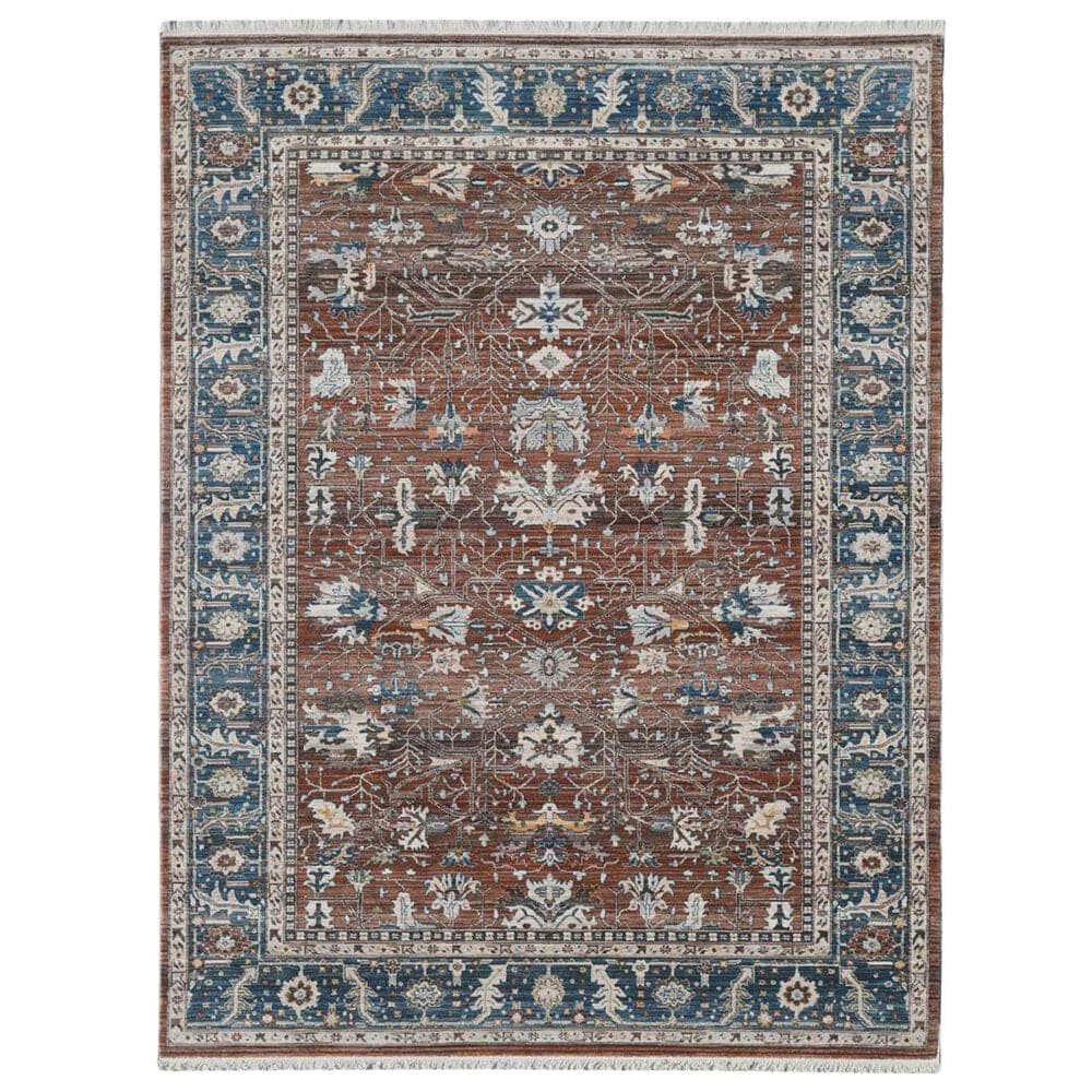 Amer Rugs Arcadia 2" x 3" Red Navy Area Rug, , large