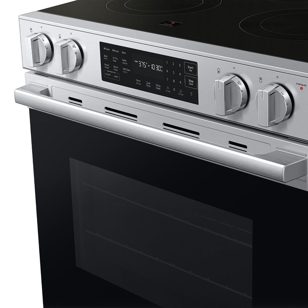 Samsung Bespoke 6.3 Cu. Ft. Smart Slide-In Electric Range with No-Preheat Air Fry Max in Stainless Steel, , large