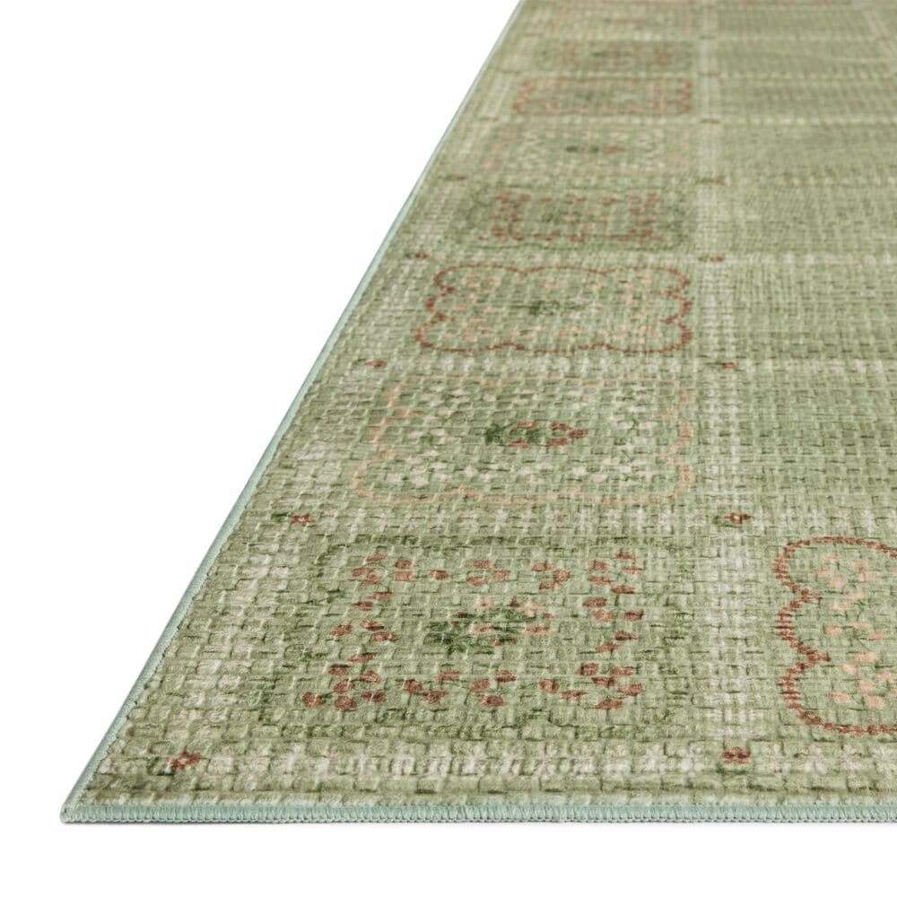 Rifle Paper Co. x Loloi Orchard Green and Multicolor 7'6" x 9'6" Area Rug, , large