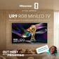 Hisense 100" Class UR9 Series RGB Mini LED 4K in Black - Smart Google TV, , large