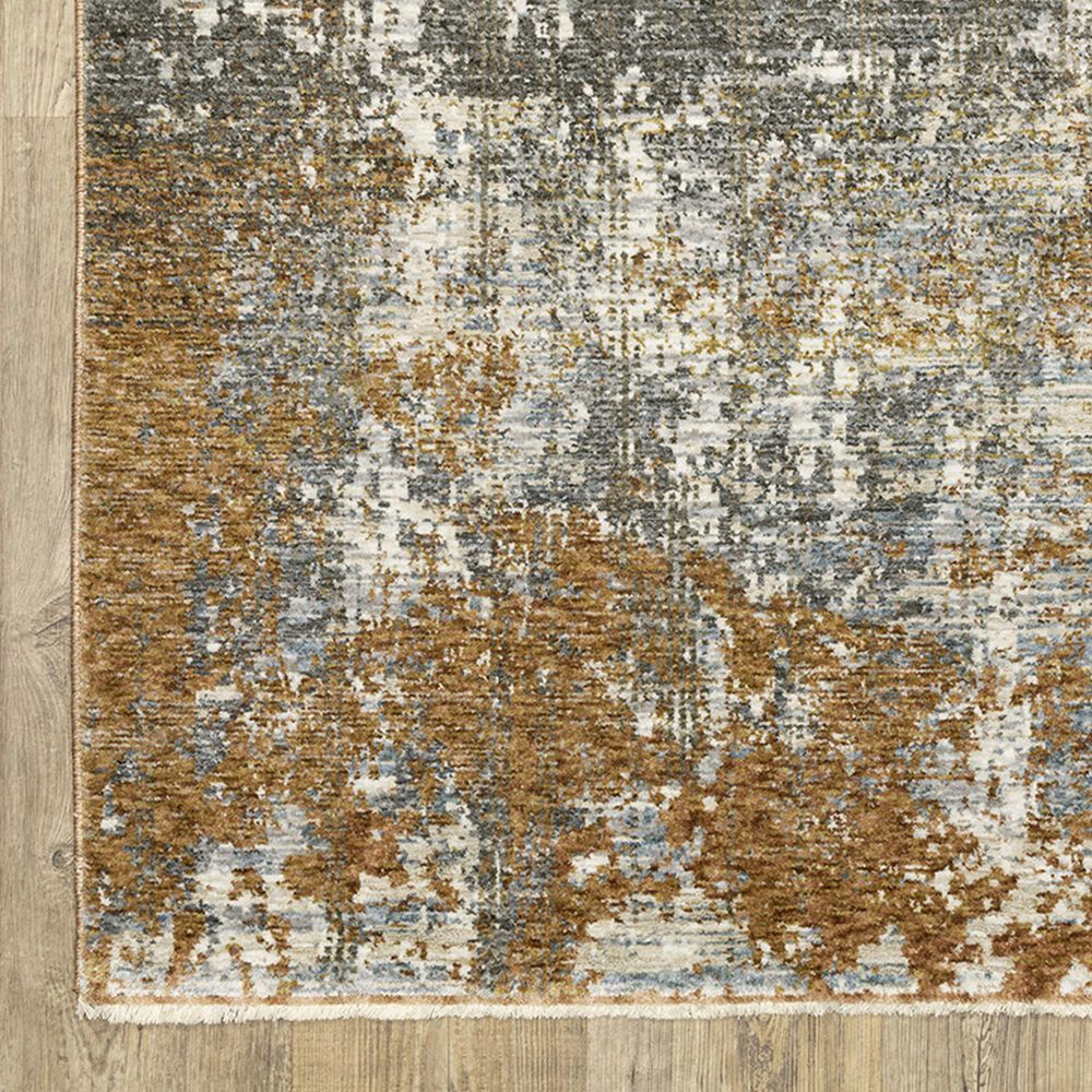 Oriental Weavers Hayden 9&#39;10&quot; x 12&#39;10&quot; Grey and Gold Area Rug, , large