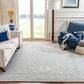 Safavieh Micro-Loop MLP504F 9" x 12" Light Grey and Ivory Area Rug, , large