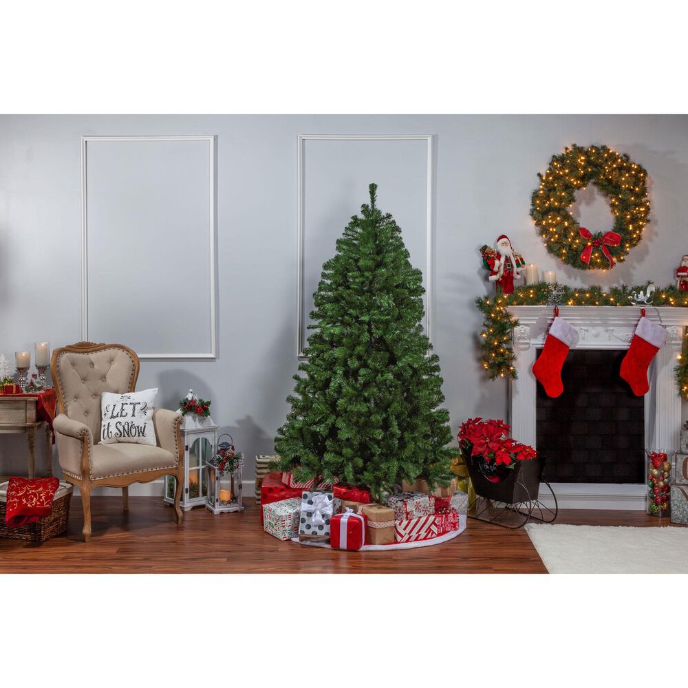 The Gerson Company 7&#39; Un-Lit Artificial Montana Pine in Green, , large