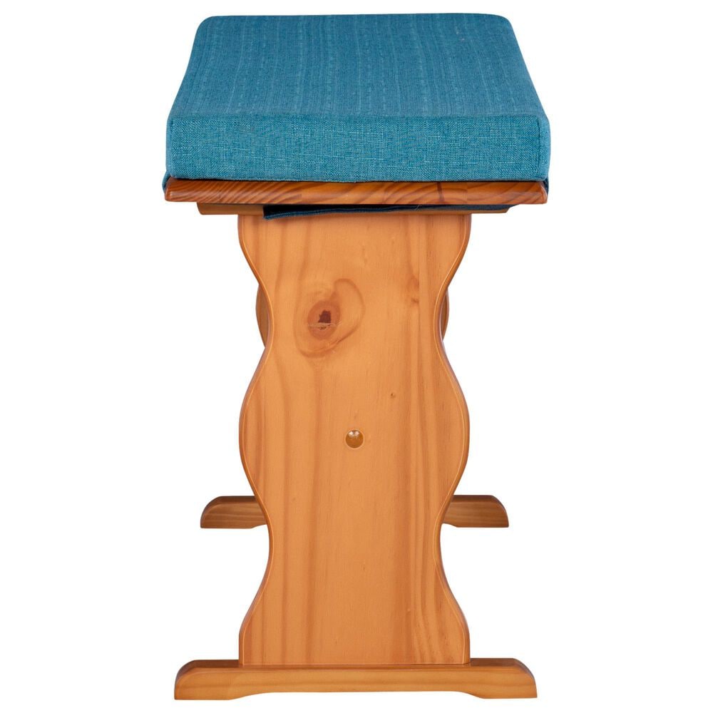 Linon Home Decor Chelsea 4-Piece Cushion Set in Blue, , large