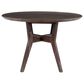 FURNITURE CONNECTION Fall River and Castor 4-Piece Round Dinning Set in Black Walnut, , large