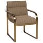 Vanguard Furniture Jett Arm Chair in Brushed Brass, , large