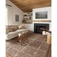 Angela Rose Amira 6"7"" x 9"6" Khaki and Ivory Area Rug, , large