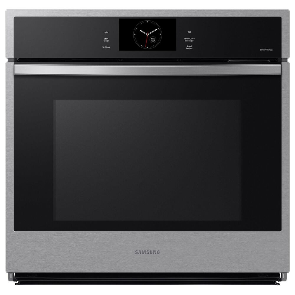 Samsung 2-Piece Kitchen Package with 30&quot; Single Electric Smart Wall Oven and Cooktop in Stainless Steel, , large