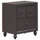 Belle Furnishings Cottage View Nightstand in Dark Gray, , large