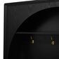HOMLUX 4-Hook Hall Tree with Entryway Storage Bench in Black, , large