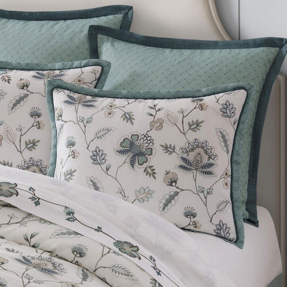 J. Queen New York Blossom View 4-Piece Queen Comforter Set in Teal, , large