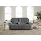 Ashley Barnsana Power Reclining Loveseat in Gravel, , large