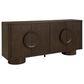 Ashley Veeda Accent Cabinet in Dark Brown, , large