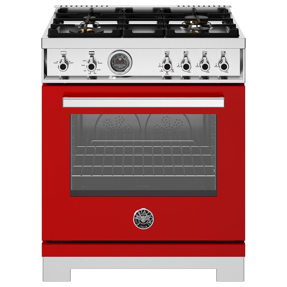 Bertazzoni Professional 4.7 Cu.Ft. Gas Range with Convection in Rosso, , large