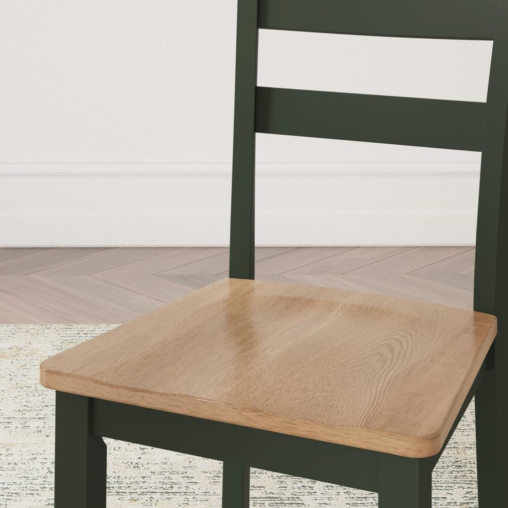 Ashley Gesthaven Dining Chair Set of 2 in Natural and Green, , large