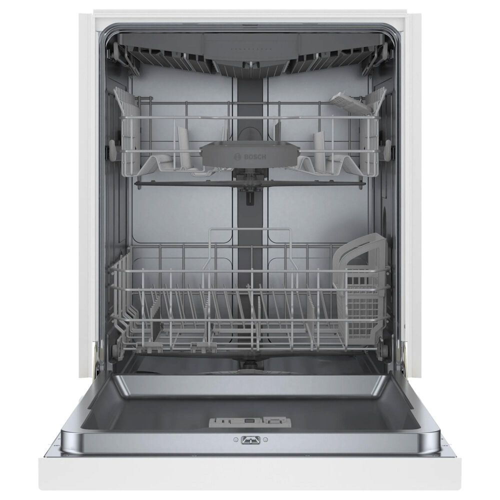 Bosch 300 Series 24&#39;&#39; Built-In Recessed Handle Dishwasher with 8 Wash Cycles in White, , large