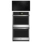 GE Profile 2-Piece Kitchen Package with Stainless Steel 30" Smart Built-In Double Wall Oven and Black 36" Energy Star Induction Cooktop, , large