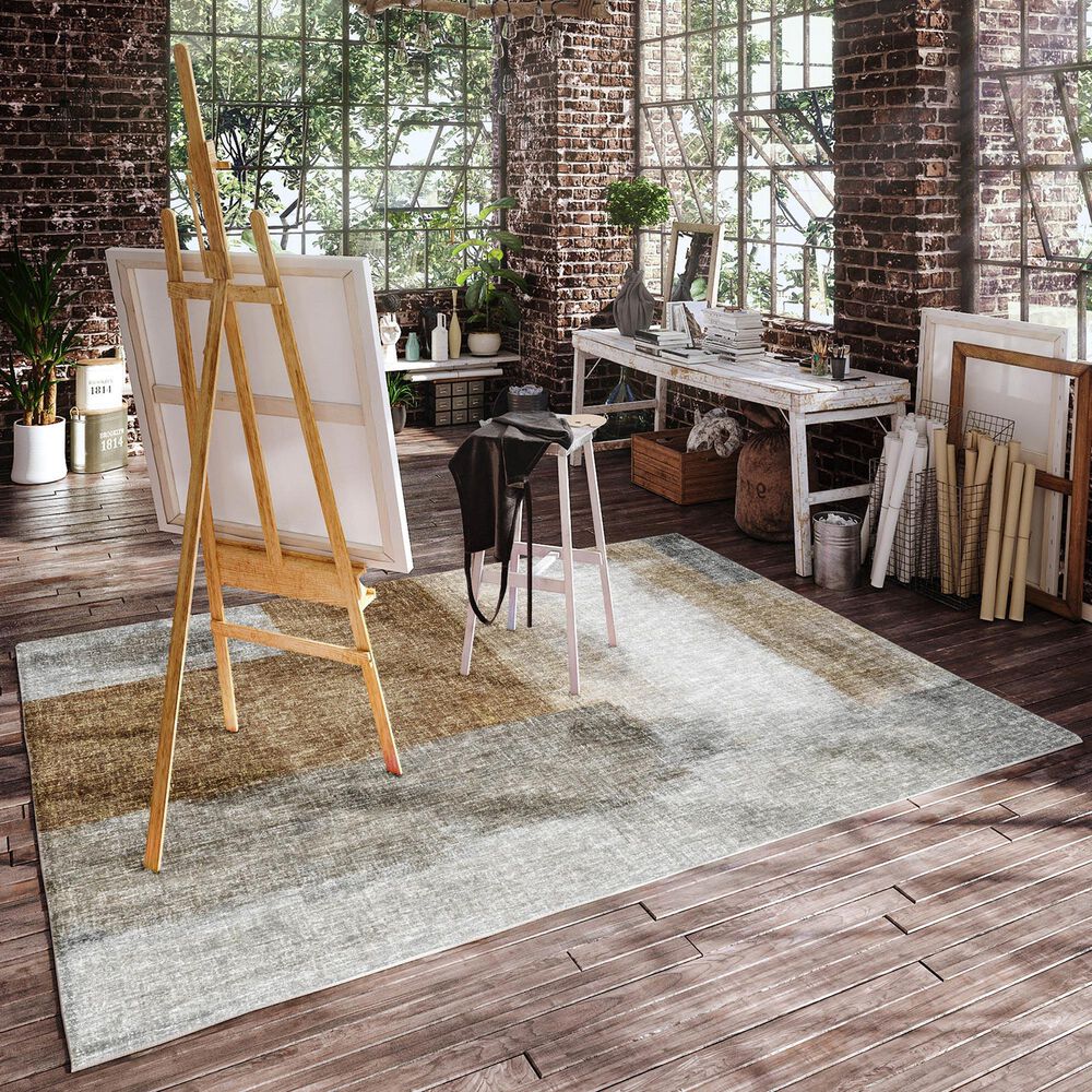 Dalyn Rug Company Boca BO1 Brown 5&#39; x 7&#39;6&quot; Area Rug, , large