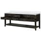 Lexora Home Norwalk 84" Double Bathroom Vanity in Black Oak with White Quartz Top and Rectangular Sinks, , large