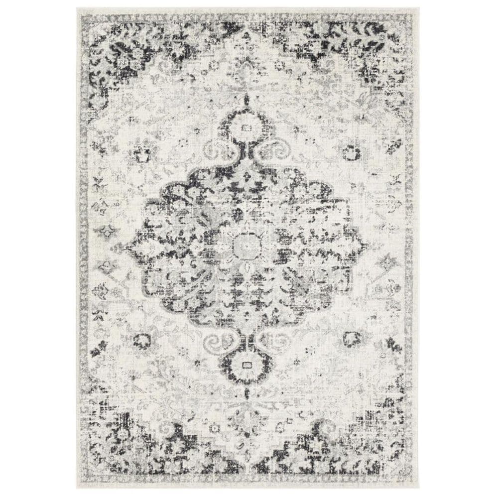 Surya Harput HAP-1061 5"3" x 7"3" Beige, Gray and Charcoal Area Rug, , large