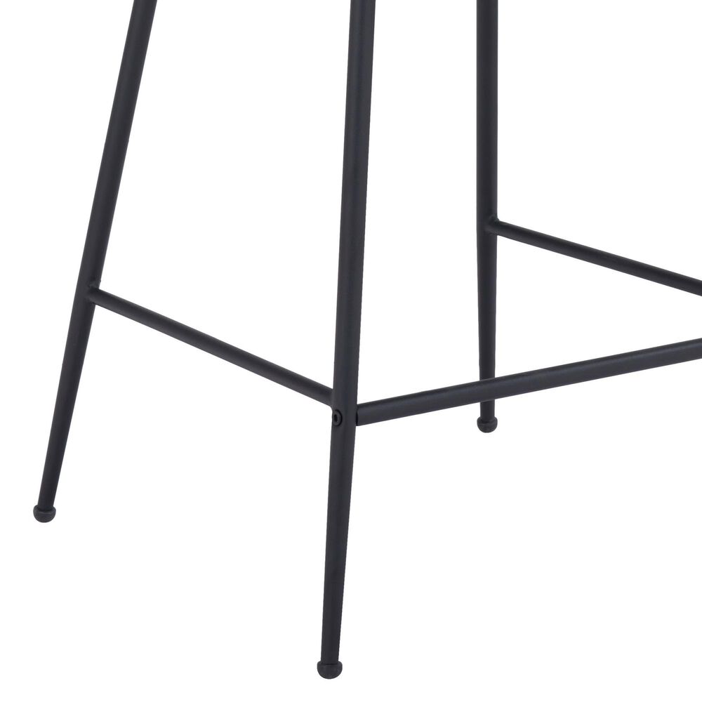 Zuo Modern Byron Counter Chair in Gray/Black, , large
