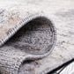 Safavieh Aston ASN713 2" x 8" Ivory and Grey Runner, , large