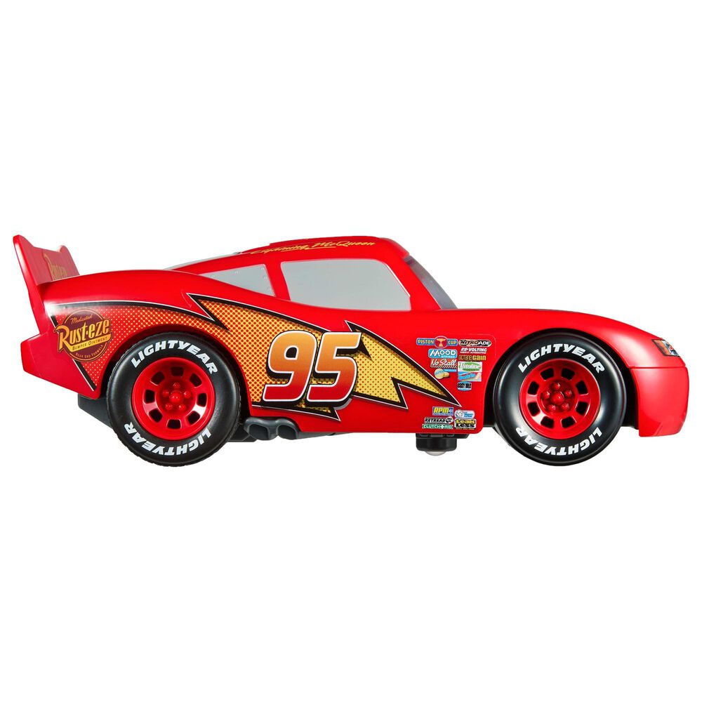 Disney Cars Lightning McQueen Toy Vehicle with Sound Effects, , large