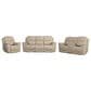 Flexsteel Crew 3-Piece Power Reclining Living Room Set in Pebble, , large