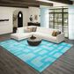 Dalyn Rug Company Sedona 3" x 5" Robins Egg Indoor/Outdoor Area Performance Rug, , large