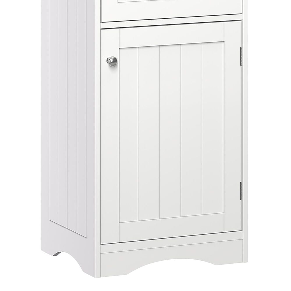 RiverRidge Home Ashland 1-Door Tall Cabinet in White, , large