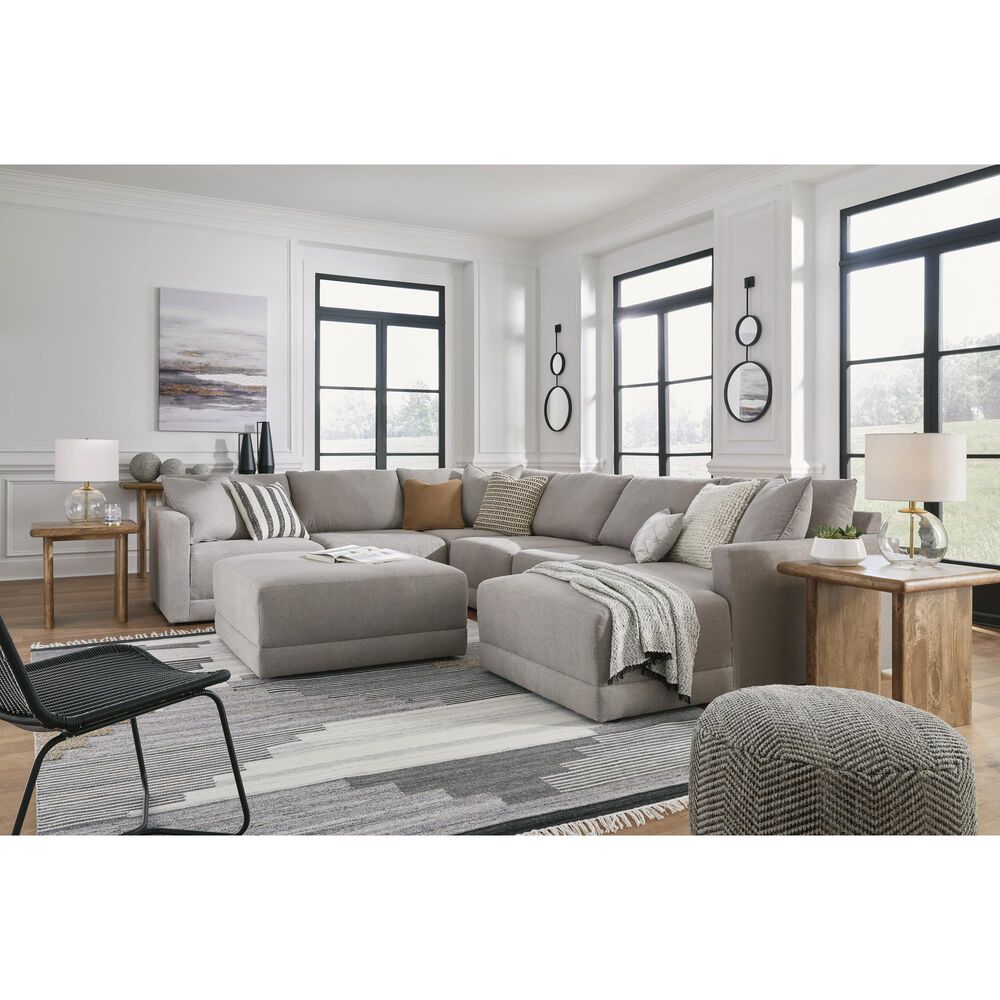 Ashley Katany Oversized Accent Ottoman in Shadow, , large
