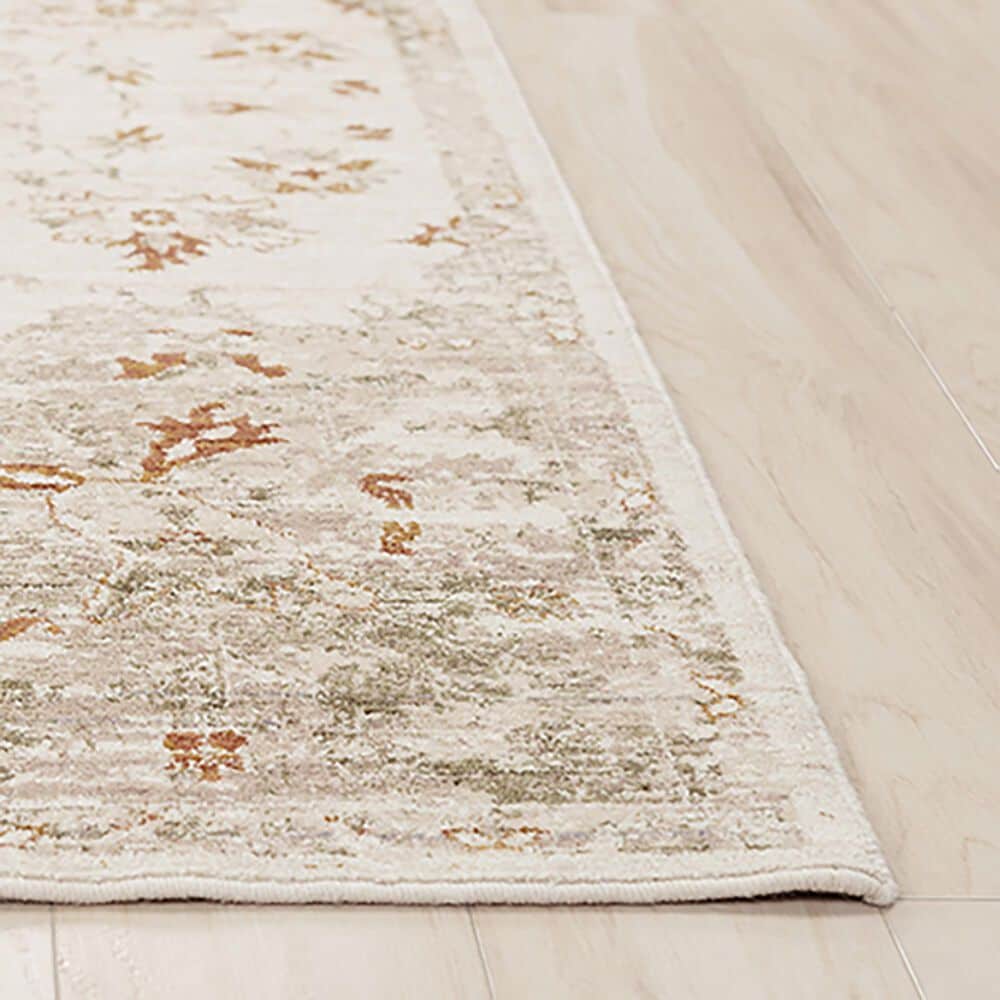 RIZZY Ventura VRA749 5&#39;2&quot; x 7&#39;9&quot; Beige and Green Area Rug, , large