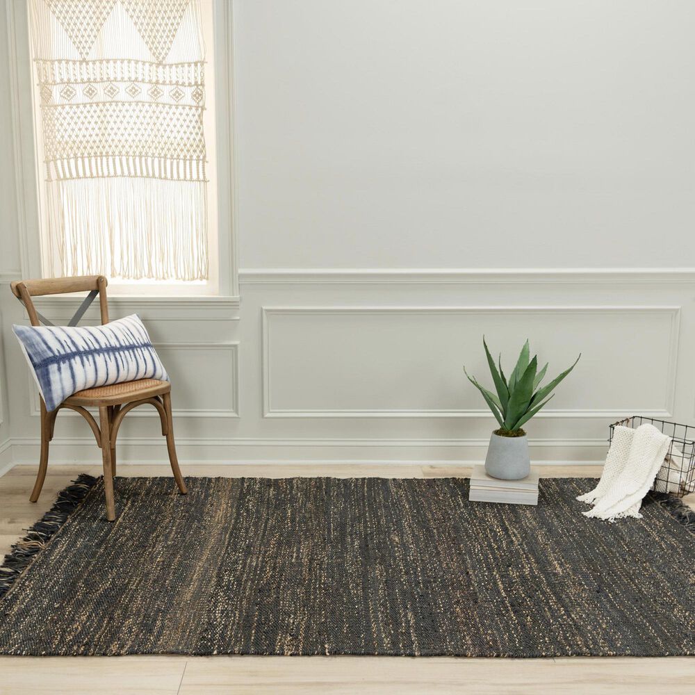 RIZZY Bengal Black 10' x 14' Area Rug, , large