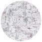 Safavieh Craft CFT961F 6"7" Round Grey and Gold Area Rug, , large