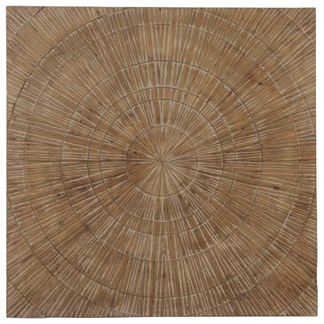 Maple and Jade 47" x 47" Coastal Abstract Wall Decor in Brown, , large