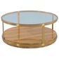 Blue River Hattie Coffee Table in Brushed Gold, , large