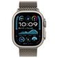 Apple Watch Ultra 2 GPS + Cellular 49mm Natural Titanium Case with Natural Titanium Milanese Loop - S, , large