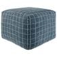 Surya Island Vibe Pouf in Navy and White, , large