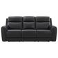 Ashley 5Z-Comfort Power Reclining Sofa and Loveseat Set in Onyx, , large