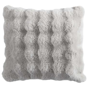 Hallmart Collectibles Bubble 20" x 20" Square Throw Pillow in Gray, , large