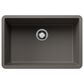 Blanco Precis 27" Single Bowl Kitchen Sink in Volcano Gray, , large