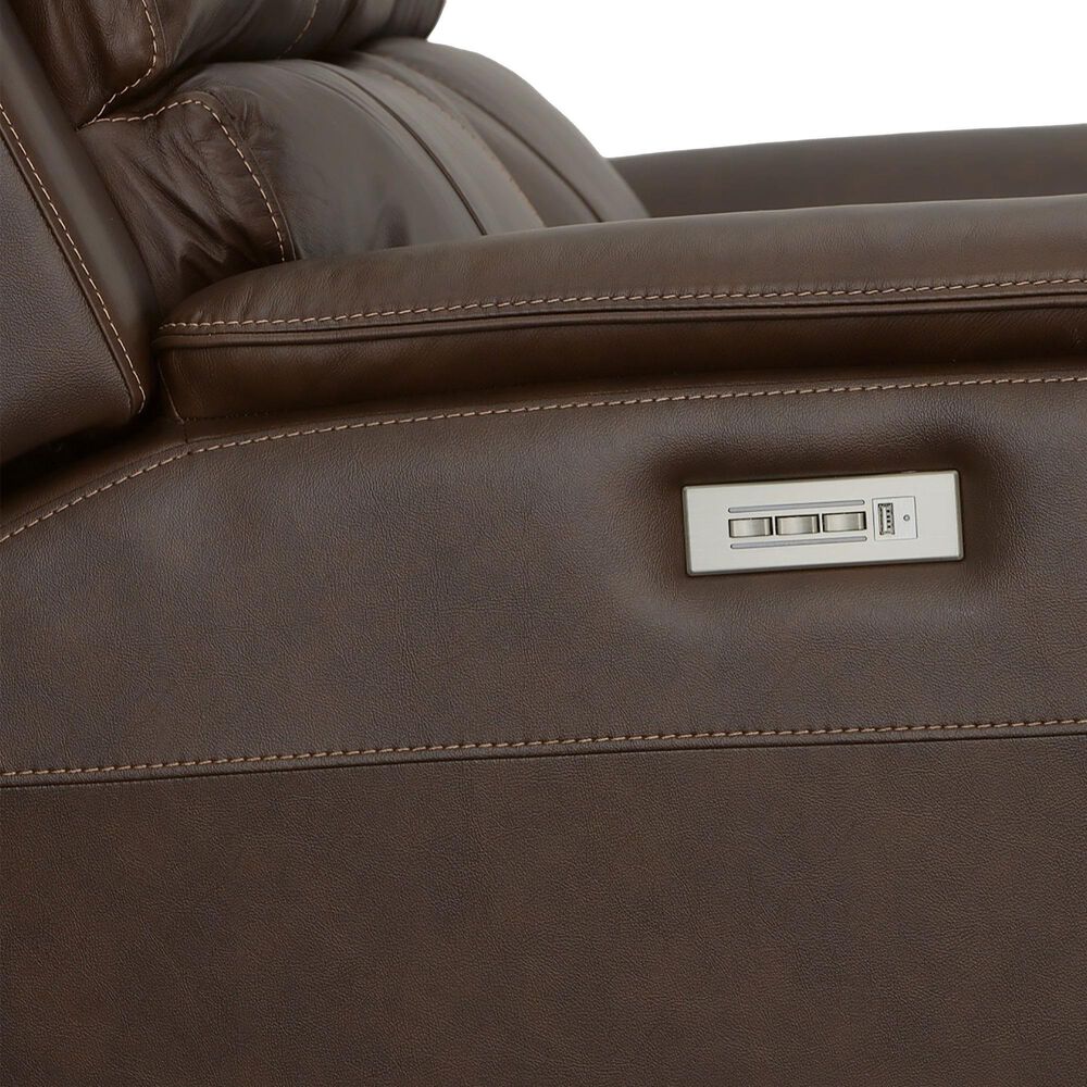 Flexsteel Henry 3-Piece Power Reclining Living Room Set in Burnt Umber, , large