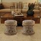 Jennifer Taylor Home Leona Decorative Ottoman Brown, , large
