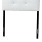 Baxton Studio Kirchem Twin Upholstered Headboard in White, , large