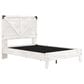 Ashley Shawburn Full Panel Platform Bed in Whitewash/Dark Charcoal, , large