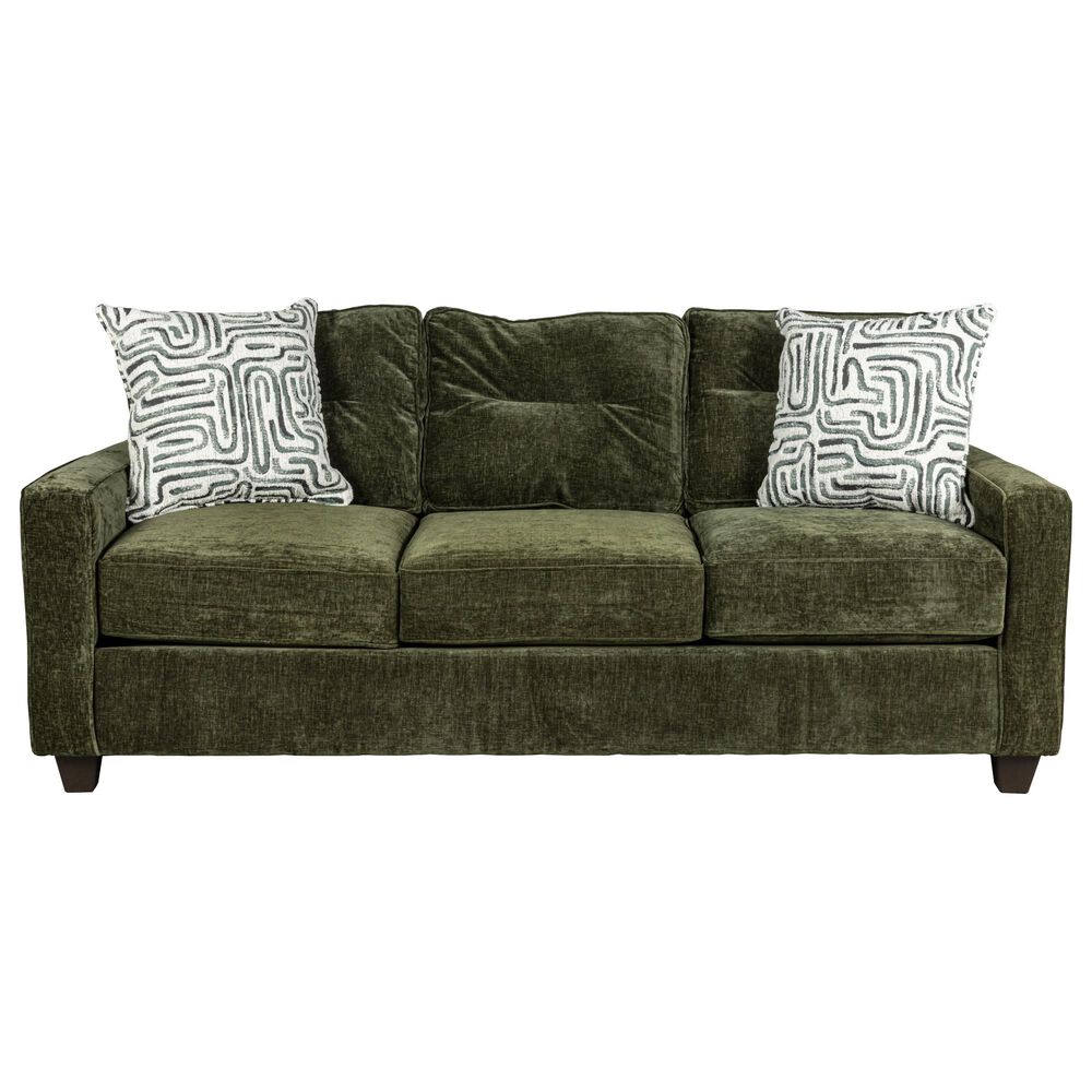 Southaven Braves Stationary Sofa in Olive, , large