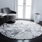 Safavieh Cyrus Shag CYR122F 6"7" Round Grey and Ivory Area Rug, , large