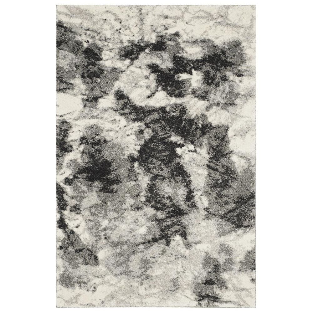 Safavieh Retro RET2141-1180 4" x 6" Cream and Grey Area Rug, , large