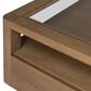 Four Hands Shiloh Coffee Table in Sandy Oak and Clear, , large